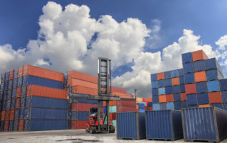 Containers,In,The,Port,Of,Laem,Chabang,In,Thailand.