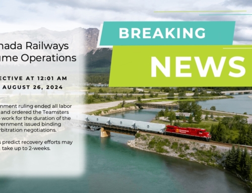 CANADA RAIL CRISIS: GOVERNMENT INTERVENTION & CARGO DIVERSIONS