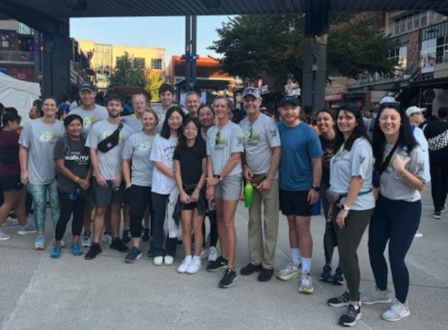 Green Worldwide Shipping Atlanta and HQ employees and friends participate in the 2024 St. Jude Walk/Run Fundraising event.