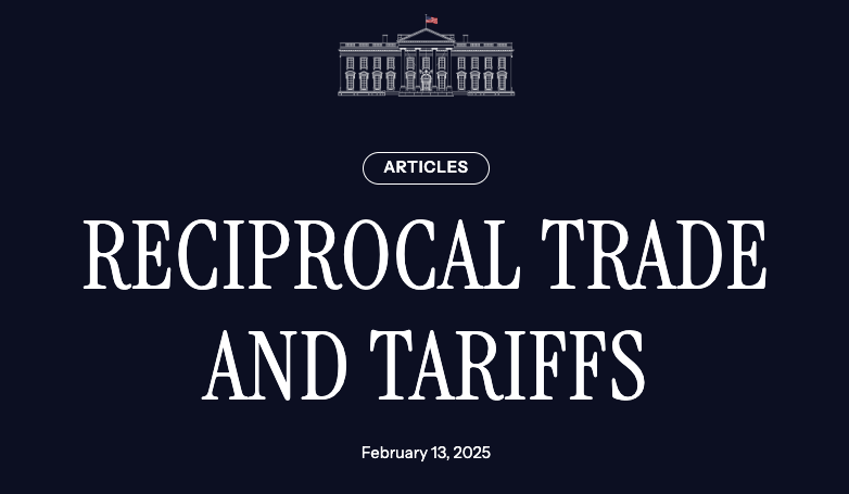 Fair and Reciprocal Trade, 25% tariffs on steel and aluminum imports,